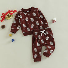 Load image into Gallery viewer, Santa Claus Letter Printed Sweatshirt Pants - Little JQube
