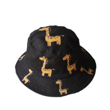 Load image into Gallery viewer, Giraffe Print Bucket Hats - Little JQube
