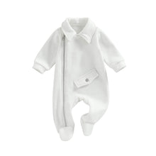 Load image into Gallery viewer, Baby Long Sleeve Zipper Jumpsuit - Little JQube
