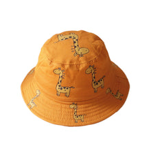 Load image into Gallery viewer, Giraffe Print Bucket Hats - Little JQube
