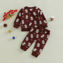 Load image into Gallery viewer, Santa Claus Letter Printed Sweatshirt Pants - Little JQube
