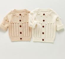 Load image into Gallery viewer, Baby Knitted Cardigan Sweater - Little JQube
