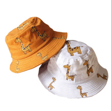 Load image into Gallery viewer, Giraffe Print Bucket Hats - Little JQube
