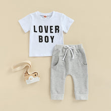 Load image into Gallery viewer, Lover Boy T-Shirt and Pant Sets - Little JQube
