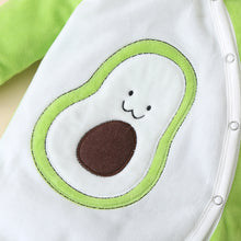 Load image into Gallery viewer, Avocado Embroidery Baby Romper - Little JQube
