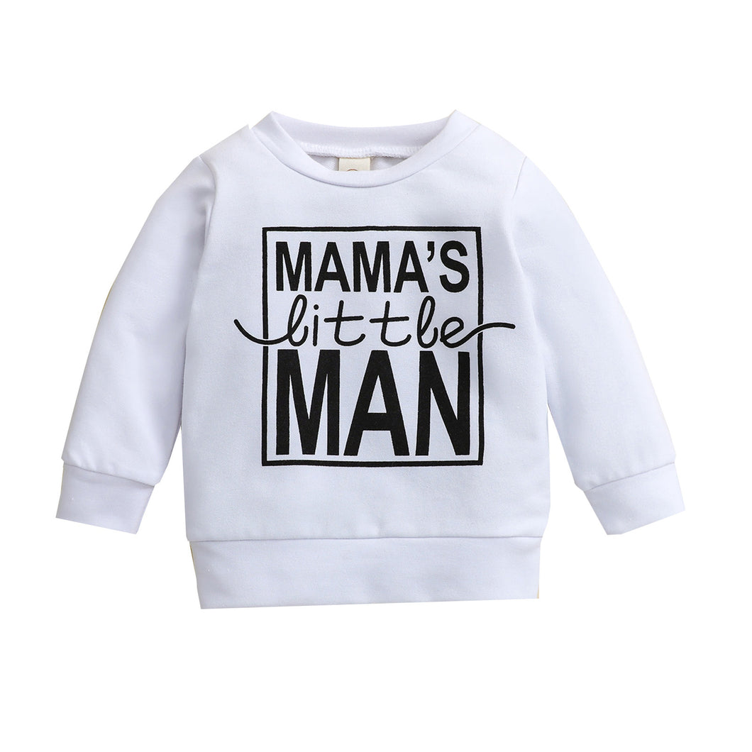 Mama's Little Man Sweatshirt - Little JQube