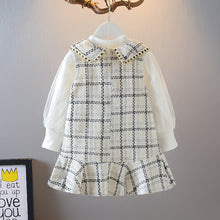 Load image into Gallery viewer, 2 PCS Plaid Dress - Little JQube
