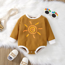 Load image into Gallery viewer, Sun Print Long Sleeve Romper - Little JQube
