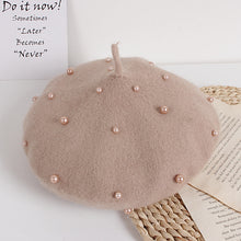 Load image into Gallery viewer, Girls Beaded Princess Beret - Little JQube
