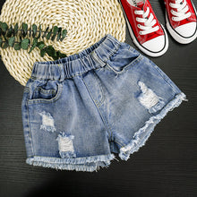 Load image into Gallery viewer, Girls Denim Shorts - Little JQube
