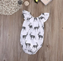 Load image into Gallery viewer, Deer Print Romper - Little JQube
