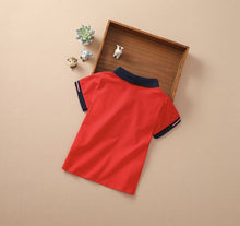 Load image into Gallery viewer, Short-Sleeve Polo Shirt - Little JQube
