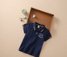 Load image into Gallery viewer, Short-Sleeve Polo Shirt - Little JQube
