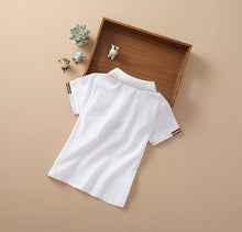 Load image into Gallery viewer, Short-Sleeve Polo Shirt - Little JQube
