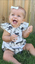 Load image into Gallery viewer, Deer Print Romper - Little JQube
