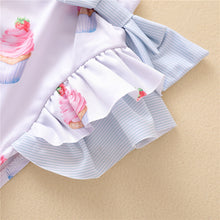 Load image into Gallery viewer, Cupcake Pattern Swimsuit - Little JQube
