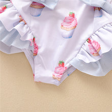 Load image into Gallery viewer, Cupcake Pattern Swimsuit - Little JQube
