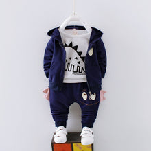 Load image into Gallery viewer, 3PCS Dinosaur Print Boys Outfit - Little JQube
