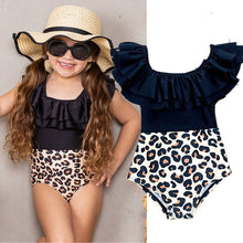 Load image into Gallery viewer, Leopard Print Swimsuit - Little JQube
