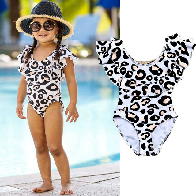 Leopard Print Swimsuit - Little JQube