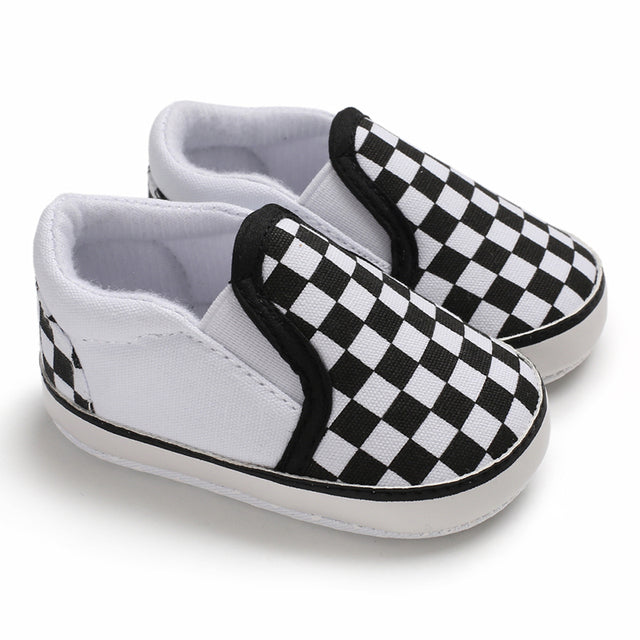 Baby Checkered Pattern Shoe - Little JQube