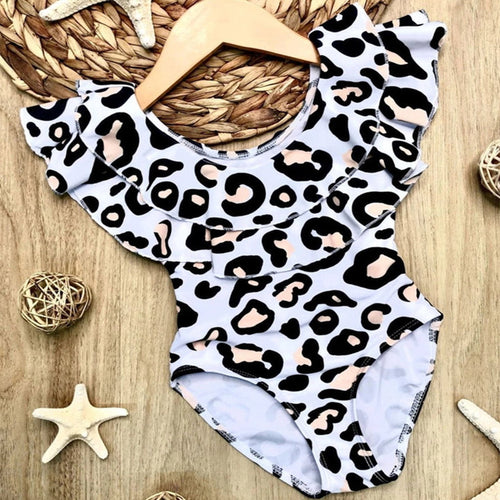 Leopard Print Swimsuit - Little JQube